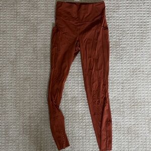 lululemon athletica Rust Leggings